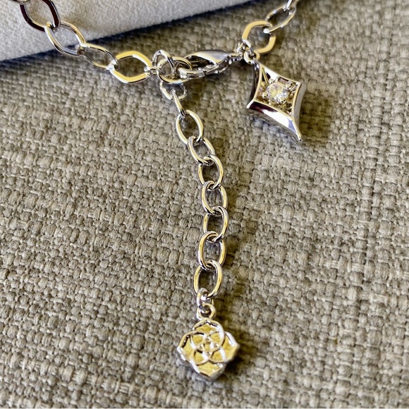 NWT Kendra Scott Kit Chain Bracelet with CZ Crystal - Picture 8 of 9